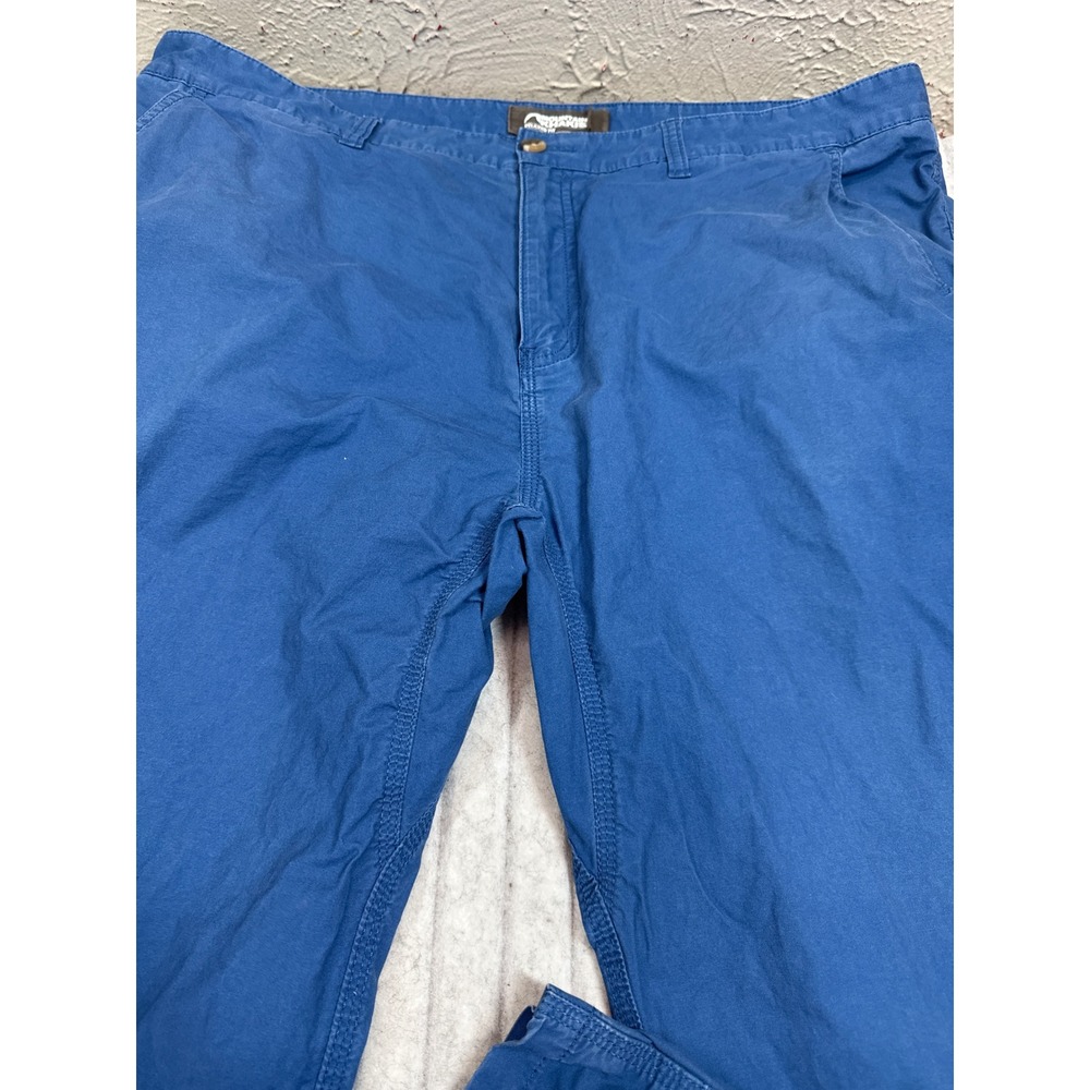 Mountain Khakis Mens Relaxed Fit Blue Cotton Stretch Chino Pants 42x32